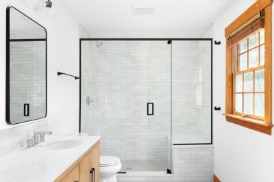 Framed Shower Glass