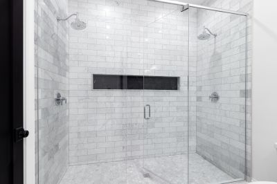 Completed Frameless Shower Installation